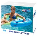 Mini-bar flottant bleu
