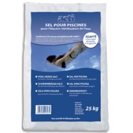 Sel pour piscine électrolyseur - 25 kg